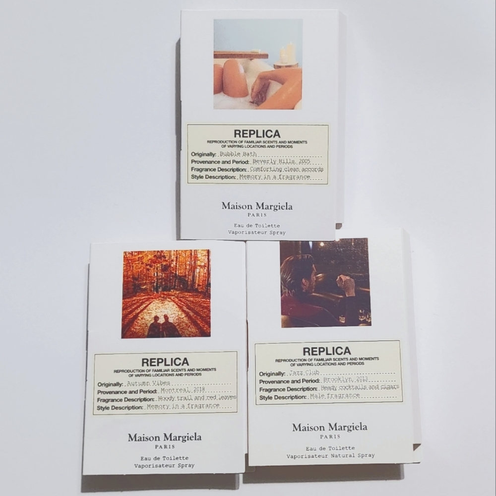 3 Maison Margiela Replica Perfume Samples